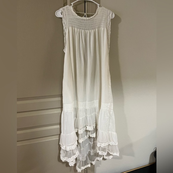 SOLD Free People Lace bottom midi dress - Picture 5 of 11